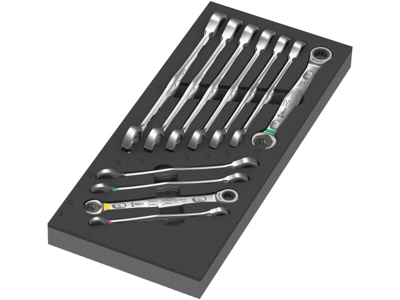 Introducing the Wera Ratchet Combination Spanner Set - 11 pieces of pu
