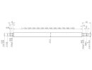 SET: Kogelomloopspindel SFU1204-DM 185mm met...