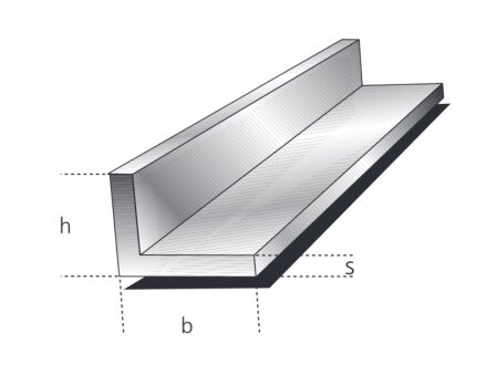 Winkelprofile ungleichschenklig 120x20x2,5mm Aluminium EN AW-6060 T66 (AlMgSi0,5) 0,956kg/m, Zuschnitt 50-6000mm