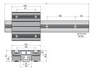aluminium rail linéaire LSA 16-52 - 2996mm
