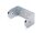 Steering bracket 40mm left and right / 0° caster / 0° spread / 5mm steel, galvanized