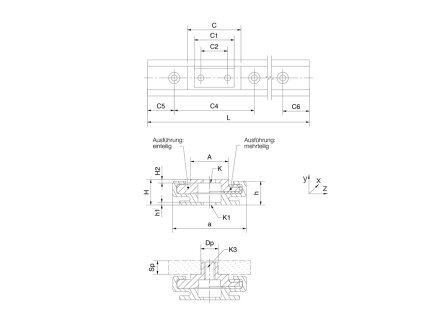 Profilo angolare simmetrico ARCANSAS in alluminio argento lucido L 1 m  30x30 mm