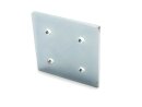 Connector plate B-type groove 10, 90x90mm, steel 5mm...