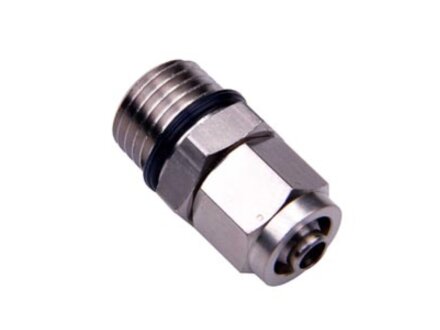 Fittings - GBKC0425-M3 Straight locknut connector fitting