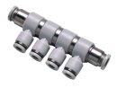 Fittings - GPHD10-8 Universal reducer four branch union...