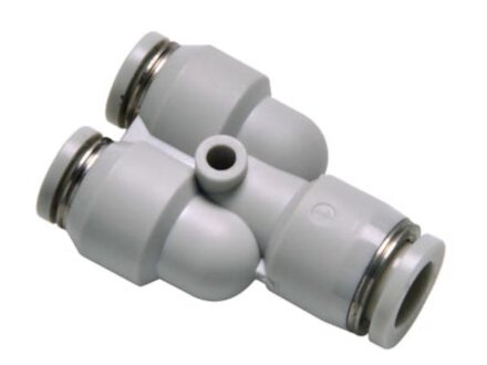 Fittings - GPYW12-8 Different diameter union Y fitting (gray)