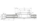 Lineair slede HRC 15 FN flensmodel, opties kunnen worden...