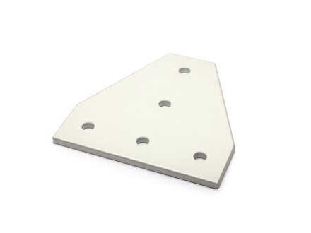 Connecting plate - 4545 T - Alu Alloy - Anodized