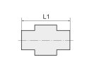 Gerade Einschraubverschraubung, O-Ring, G 1/4 a., f. Schlauch 6/4