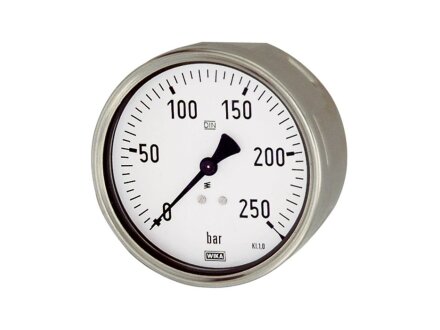 Manometer, Robustausf., G 1/2 hinten exzentr., 0-160,0 bar, Ø 100