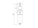 Edelstahl-Filterregler 1.4404, rücksteuerbar, G 1/4, 1,0 - 15 bar