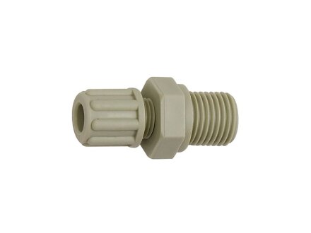 Gerade Einschraubverschraubung G 1/8 a., für Schlauch 8/10 mm, PP