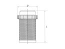 Saugkorb für Rückschlagv., G 3/4, Edelstahl 1.4301 / Kunststoff