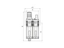 Filterregler + Öler SYNTESI, BG 2, G 1, 5 µm, 0…8 bar, RA
