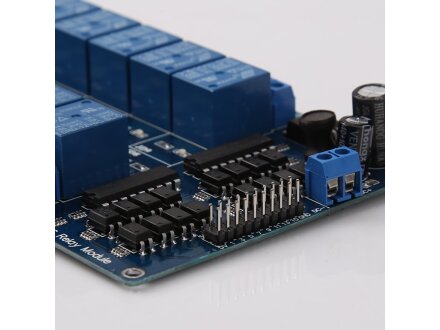 16 channel Relay Control Board / with Optocoupler Protection and a LM2576  Power Supply