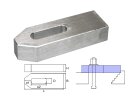 cast aluminium clamp M12/14x160x40x20